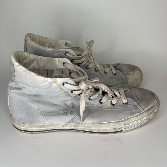 Converse Other - Converse High Top Lace Up Casual Shoes Sneakers Men 44.5 US 10.5 Washed Textile